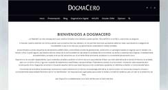 Desktop Screenshot of dogmacero.org