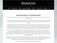 Tablet Screenshot of dogmacero.org